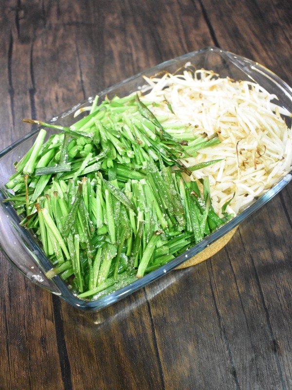 焼きニラもやし (5)