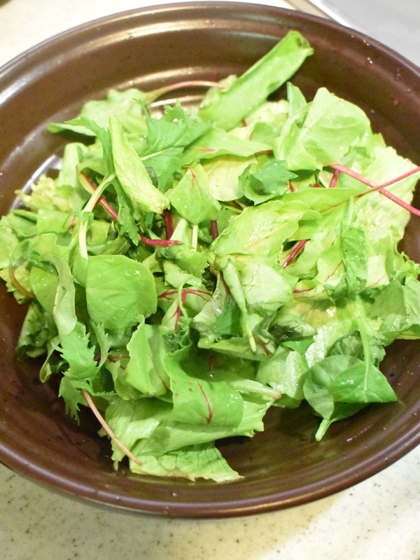 ベビーリーフと生ハムのサラダ (4)