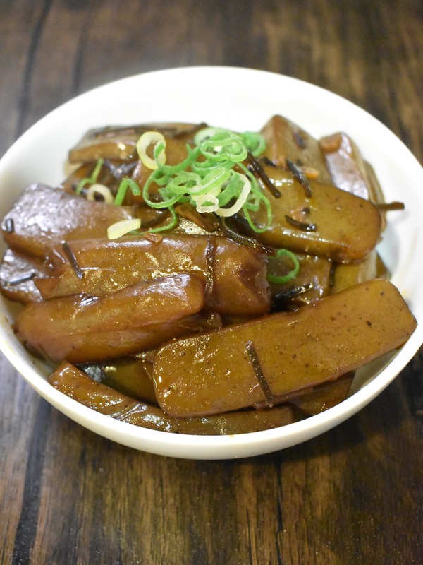 こんにゃくのにんにく醤油炒め (6)