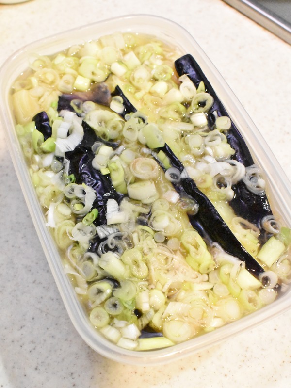 茄子の梅揚げびたし (6)