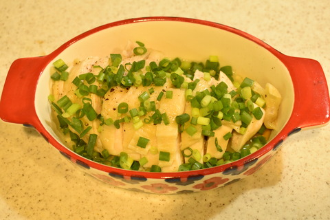 鶏むね肉のレンジ蒸し (7)