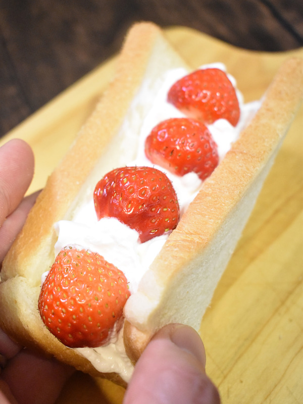 簡単ショートケーキ風 (1)