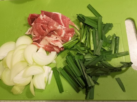 豚カレー丼 (2)