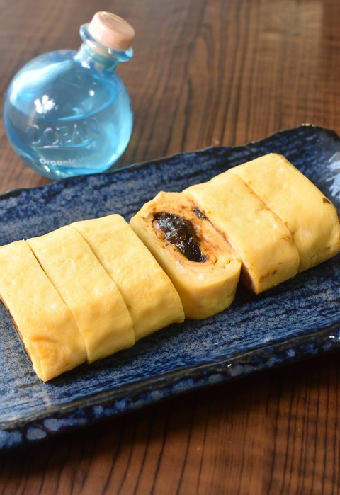 海苔の佃煮玉子焼き (1)