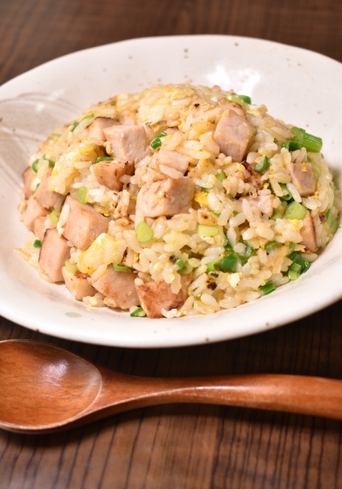 ごろごろハム炒飯 (1)