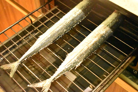 さんまの塩焼き (3)