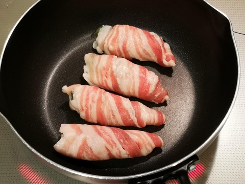 オクラの豚肉巻き (5)