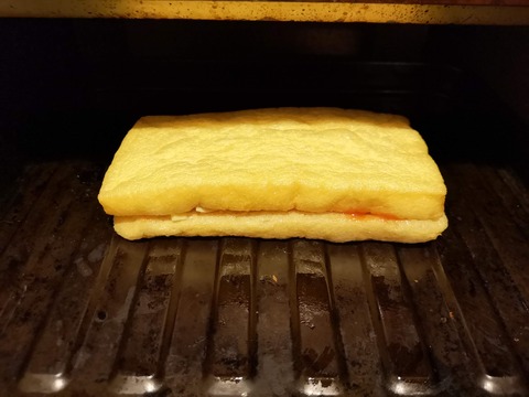 油揚げのサンドピザ (6)