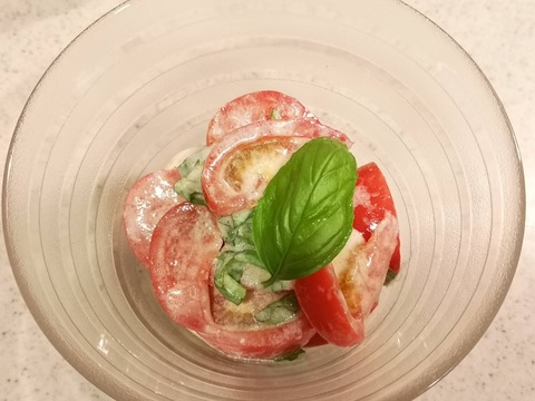 トマトのヨーグルトサラダ (5)