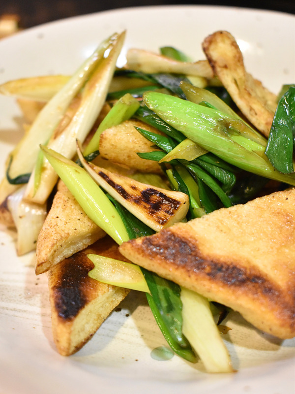 油揚げとねぎの醤油炒め (1)