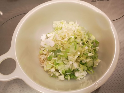 豚肉塩炒めねぎダレ (2)