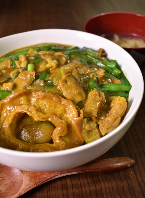 豚カレー丼 (1)