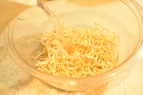 切り干し大根と白菜のサラダ (3)