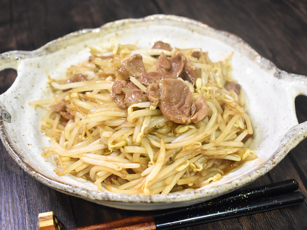 豚もやしのオイスターソース炒め (2)