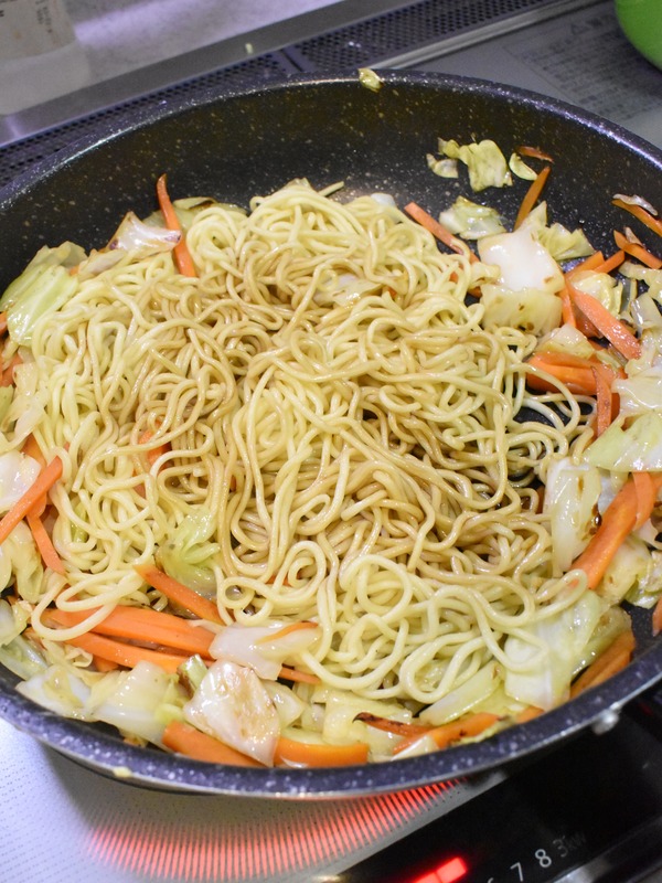 ねぎ玉焼きそば (6)