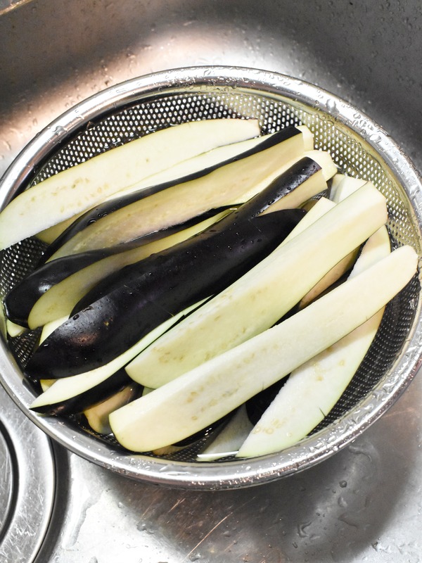 茄子の梅揚げびたし (3)