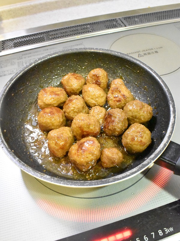 揚げハンバーグのさっぱり和え (6)