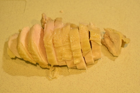 鶏むね肉のレンジ蒸し (6)
