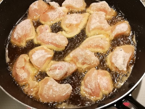 鶏むね肉の甘酢和え (4)