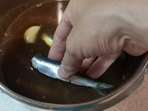 鰯の姿煮 (3)