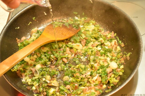 大根の葉と豚肉の塩混ぜご飯 (6)