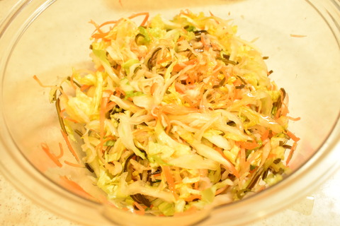 切り干し大根と白菜のサラダ (7)