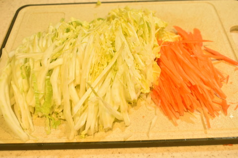 切り干し大根と白菜のサラダ (2)
