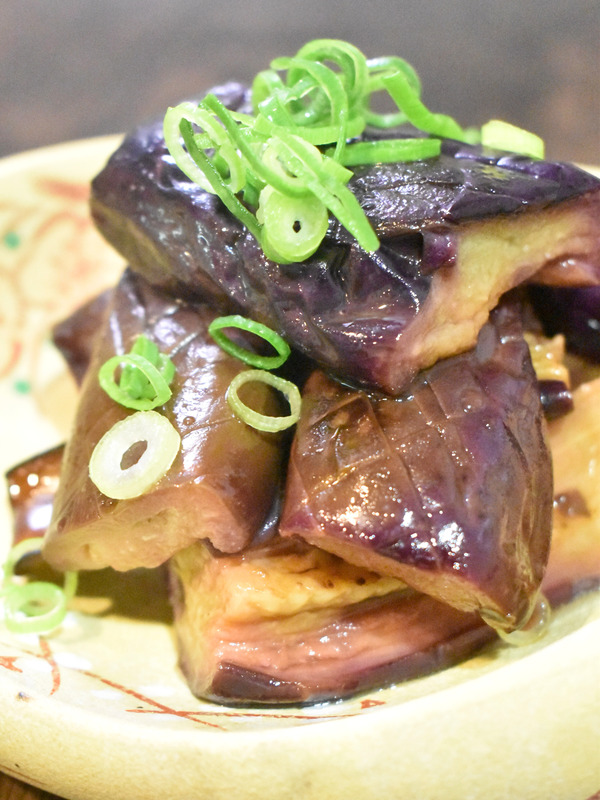 茄子のゆず揚げびたし (1)