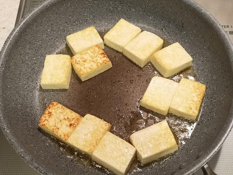 豆腐としめじのレモン炒め (4)