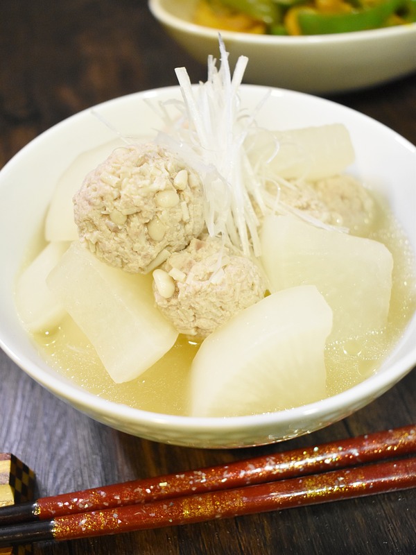 肉団子と大根の白スープ (2)