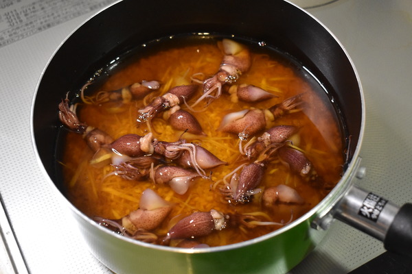 ホタルイカの炊き込みご飯 (4)