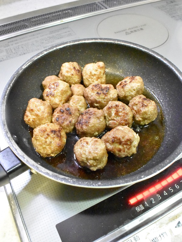 揚げハンバーグのさっぱり和え (5)