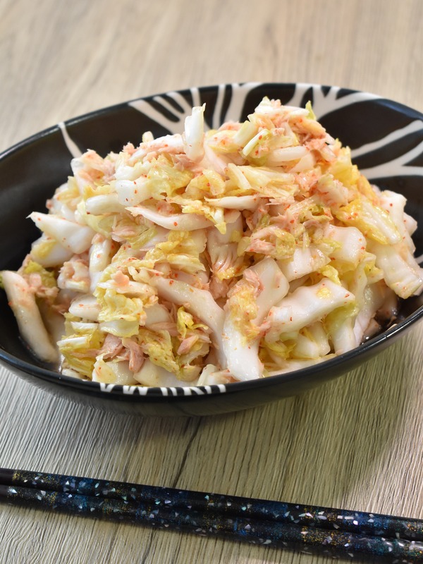 白菜とツナのピリっとサラダ (1)