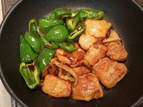 鶏むね肉の照焼き丼 (8)