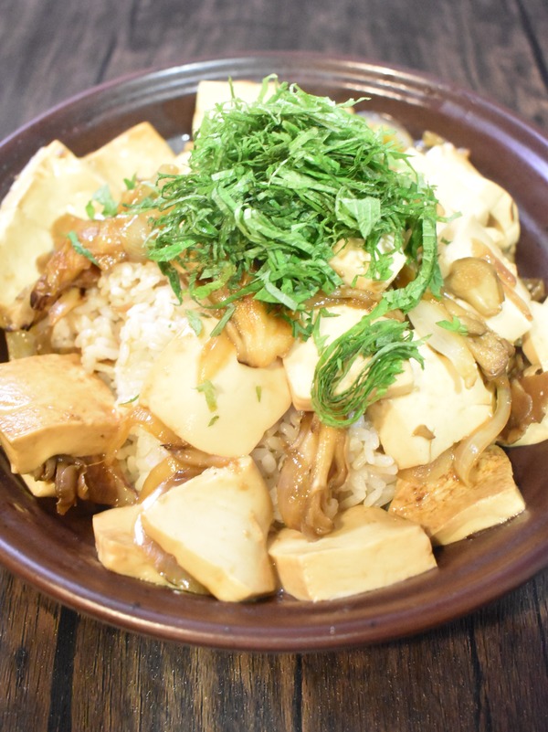 甘辛豆腐丼 (6)