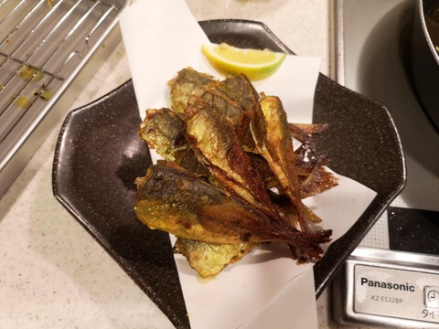 小鯵のカレー揚げ (9)