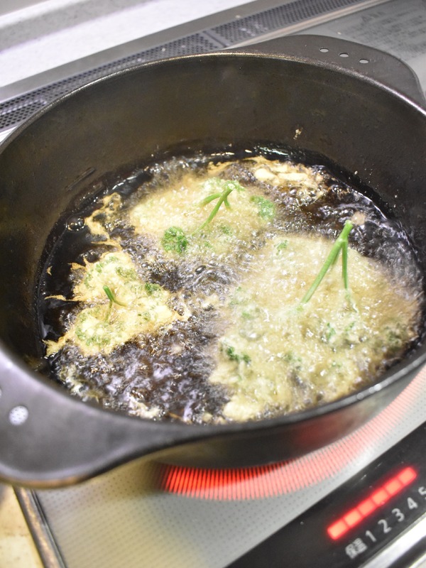 パセリの天ぷら (5)