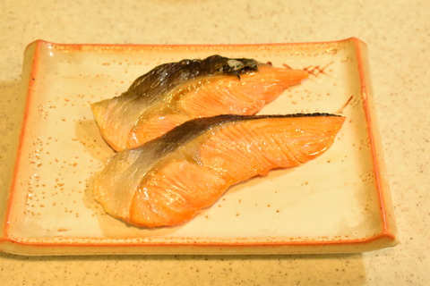 塩鮭のオーブン焼き (5)