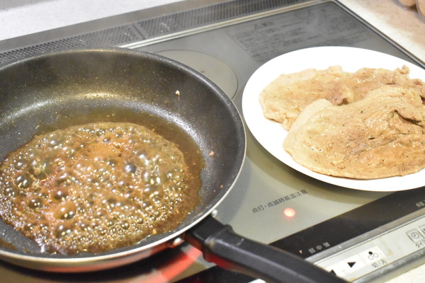 豚ももスライスの照焼き (7)