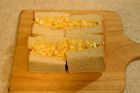 カレー玉子サンド (8)