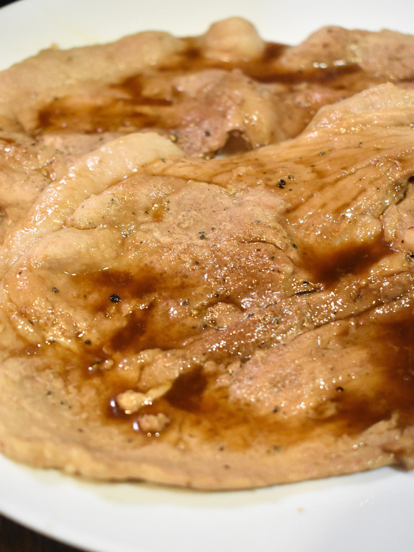 豚ももスライスの照焼き (1)
