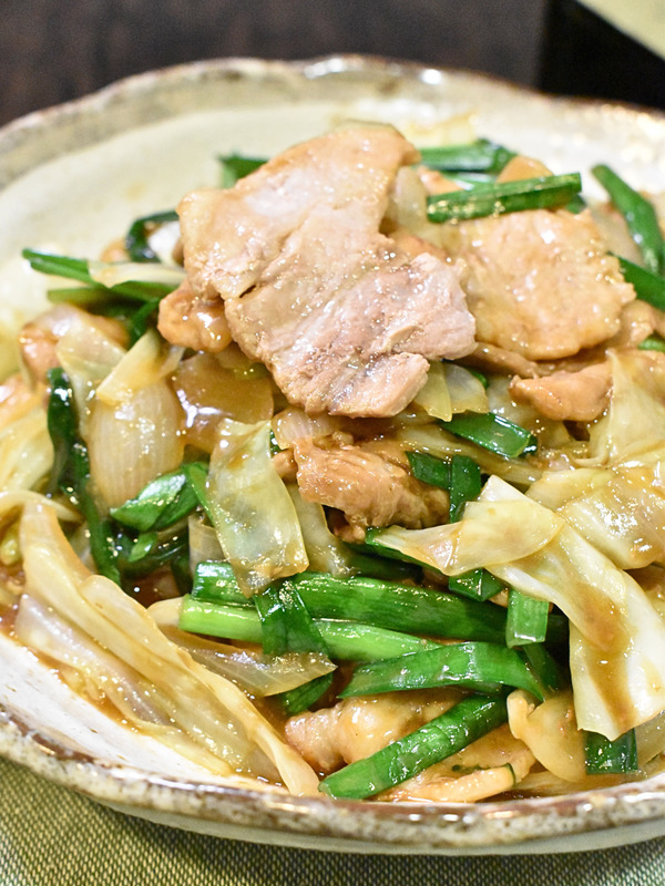 豚ばら肉のオイスターソース炒め (1)