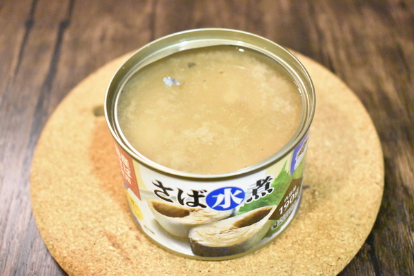 鯖缶の昆布茶焼き (4)