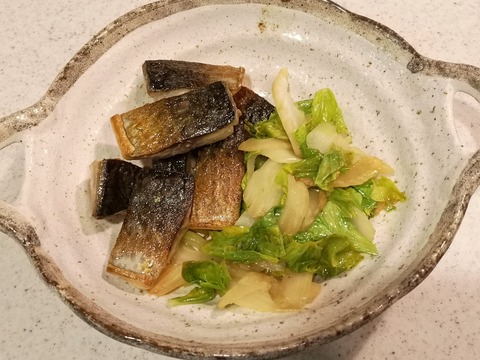 鯖とセロリのさっぱり炒め (7)