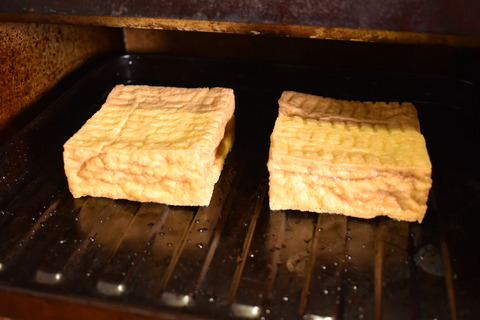厚揚げの焼肉のタレマヨ焼き (2)