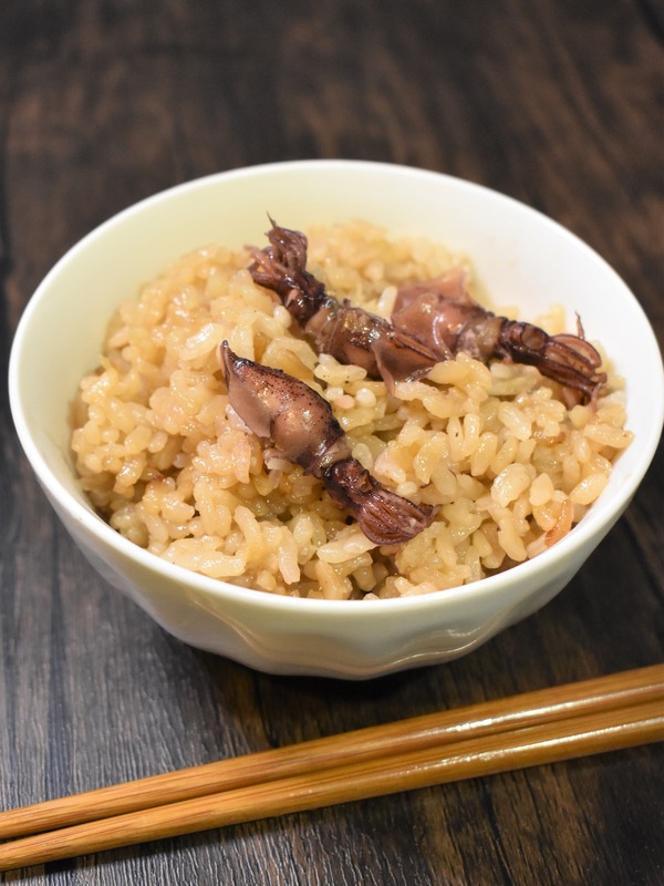 ホタルイカの炊き込みご飯 (2)