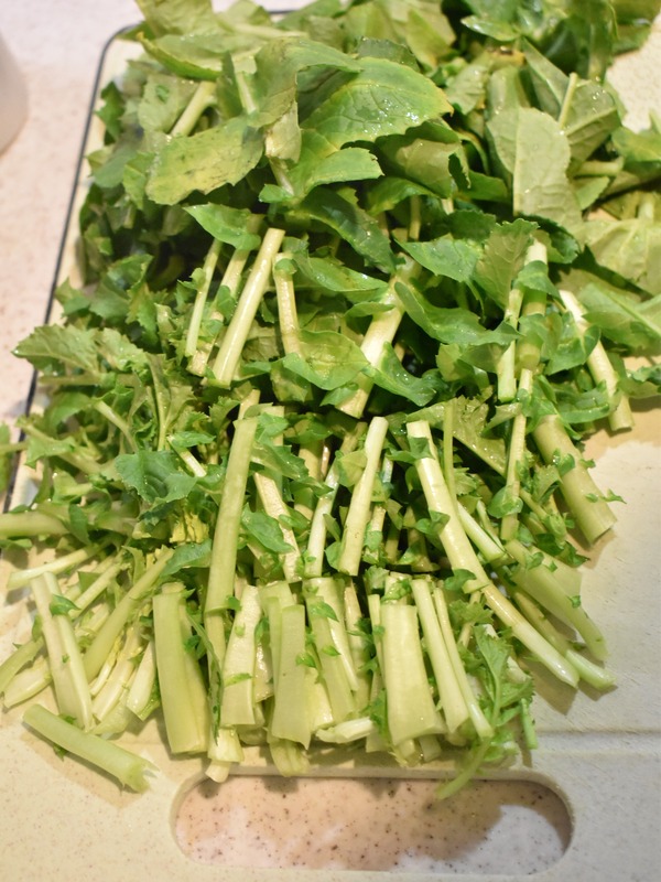 大根の葉の漬け物 (4)