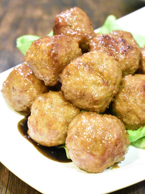 揚げハンバーグのさっぱり和え (1)