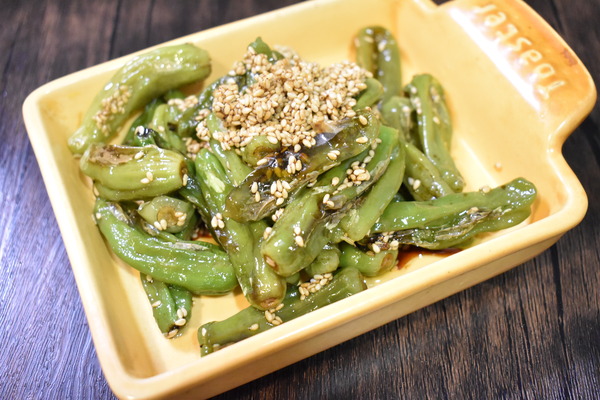 しし唐ごままみれ (6)