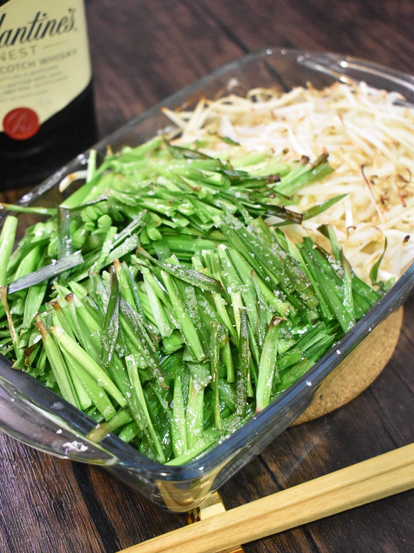 焼きニラもやし (2)